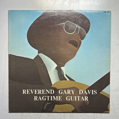 REVEREND GARY DAVIS Ragtime Guitar 1974 KICKING MULE LP NM/VG
