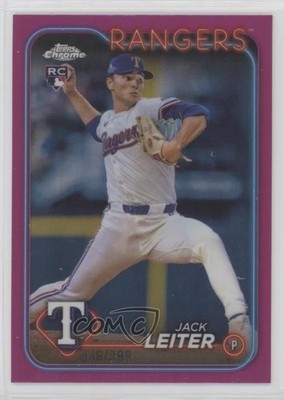 2024 Topps Chrome Update Magenta Refractor 36/399 Jack Leiter Rookie RC 6ns