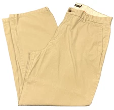 Dockers D3 Flat Front Pants Mens 36X30 Khaki Straight Leg Casual Slacks