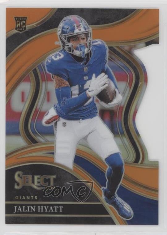 2023 Select Club Level Orange Prizm Die-Cut /399 Jalin Hyatt #263 Rookie RC fm0