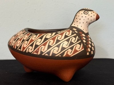 Chilean Diaguita pottery bird planter El Qui La Serena Chile