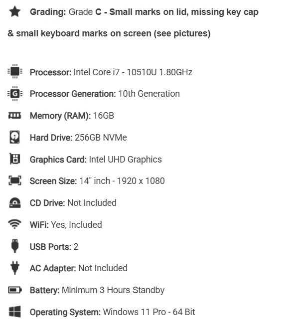 Lenovo ThinkPad X1 Carbon · i7-10510U · 16GB · 256GB, photo 2 of 5