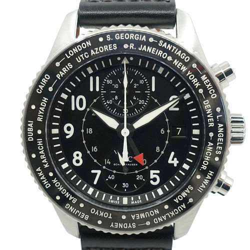 IWC Pilot'S Watch Timezoner Chronograph IW395001 Men's Used Watch #11020
