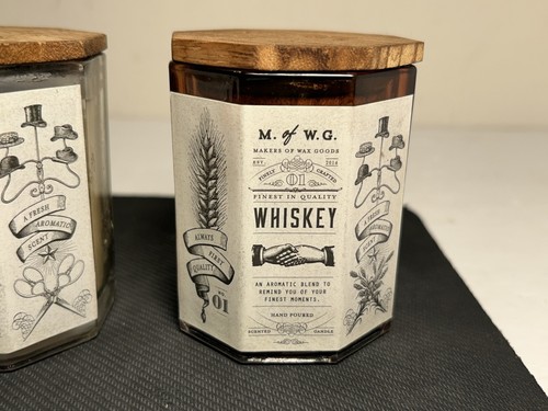 Candele Makers Of Wax Goods lotto di 2 camoscio e whisky 3,89 once - Foto 3 di 11