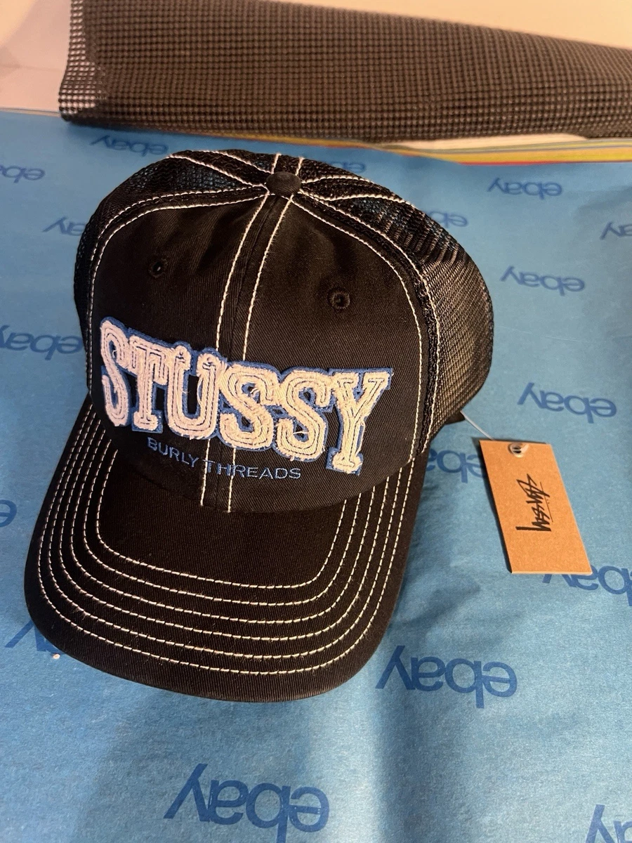 Stussy Black Hats for Men for sale | eBay