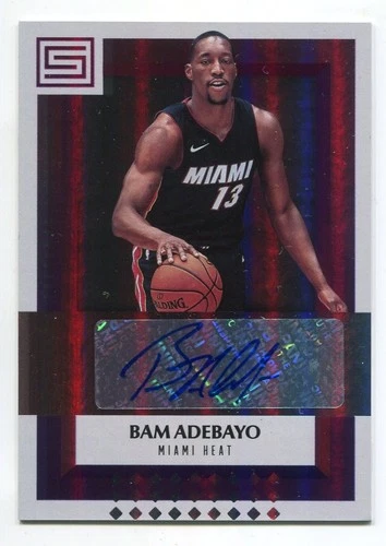 2017-18 Panini Status Miami Heat Bam Adebayo Freshman Signatures RC Auto FS-BAE