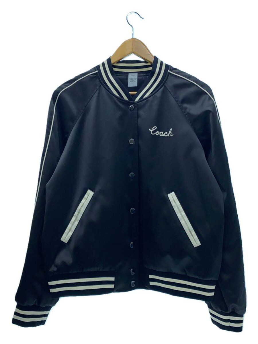 ALTRA Giacca COACH Altro Reversibile Firma Souvenir Varsity M Poliestere Nero