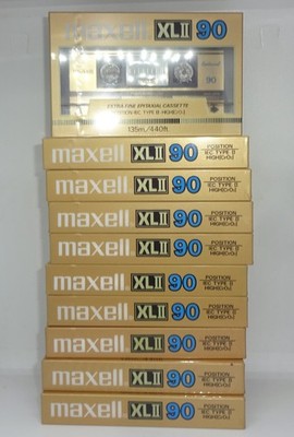 10x TAPE MC Maxell XLII 90 *sealed* NEU & OVP