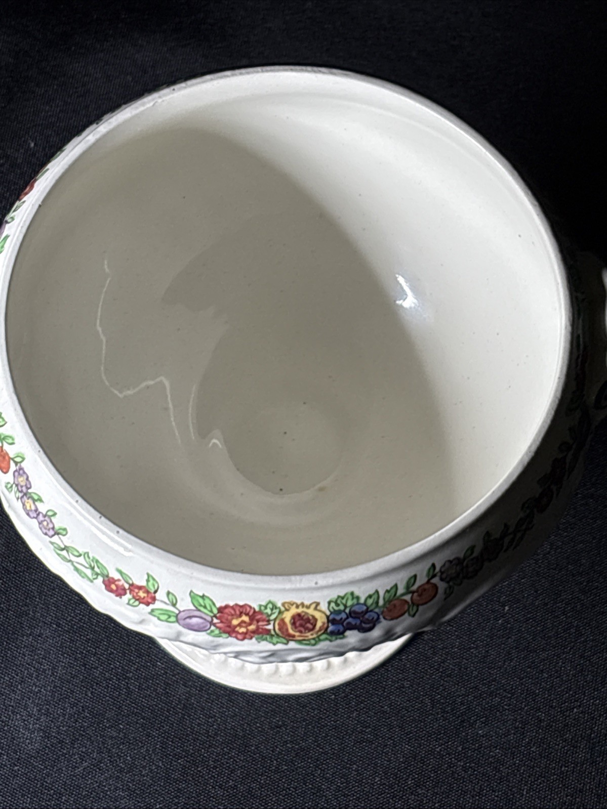 Wedgwood England Patrician Multi-Colored WINDERMERE 4.25” Compote