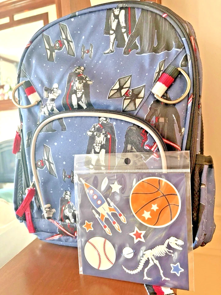Pottery Barn kids School Disney Snoopy Star Wars BACKPACK LUNCH WATER travel . - Image 4 of 4