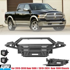 For 2013-2018 Dodge Ram 1500 Front Bumper Side Wings Bull Bar Wskid Plate For 2013-2018 Dodge Ram 1500 Front Bumper Side Wings Bull Bar Wskid Plate