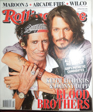 KEITH RICHARDS & JOHNNY DEPP rolling stone ADAM LEVINE linkin park MANSON jagger