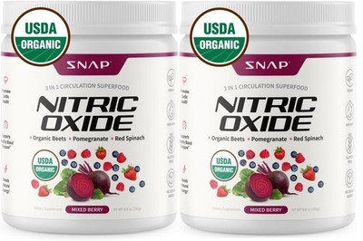 Nitric Oxide Organic Beet Root Powder Super Beets Superfood, 2 Pack Berry