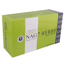 Vijayshree Golden Nag 7 Herbs Incense Stick Export Quality Masala AGARBATTI 180g