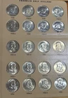 1948-1963 Franklin Half Dollar Complete BU Set P,D&S, 35 Coins 12.65 oz Silver!!