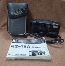 RICOH RZ-780 SUPER 35-70 Zoom Point Shoot 35MM Camera-Lens Cover, Case, Manual