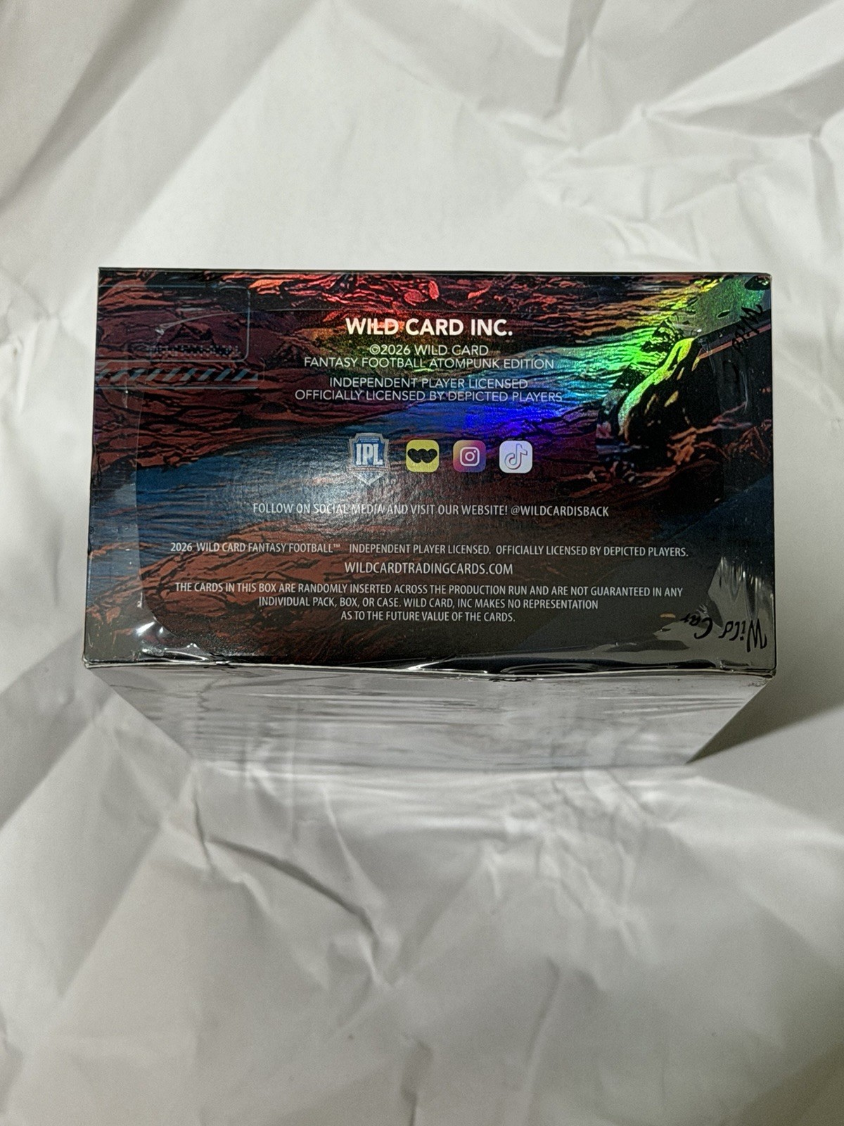 2026 Wild Card Fantasy Football Atompunk Hobby Box Sealed True 1/1 Auto Possible view 11