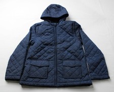 The Children s Place Girls Quilted Puffer Jacket AP2 Tidal Blue Large NWT
