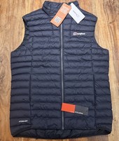 Berghaus Mens Vaskye Hydroloft Pertex Quantum Down Gilet Vest - Large - Black