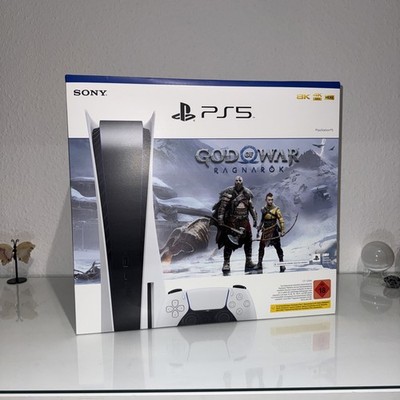 NEU OVP Sony PS5 Blu-Ray Edition God of War Ragnarök-Paket 825GB Weiß