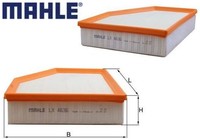 Mahle LX4636 Luftfilter Luftfiltereinsatz FüR BMW