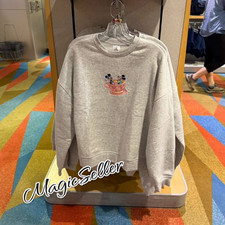 2026 Disney World Mickey & Minnie Teacup Best Day Ever Pullover Sweatshirt XL