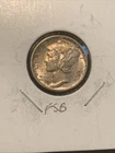 1929 Mercury Dime Uncirculated UNC Coin - See Pics , Nice Coin