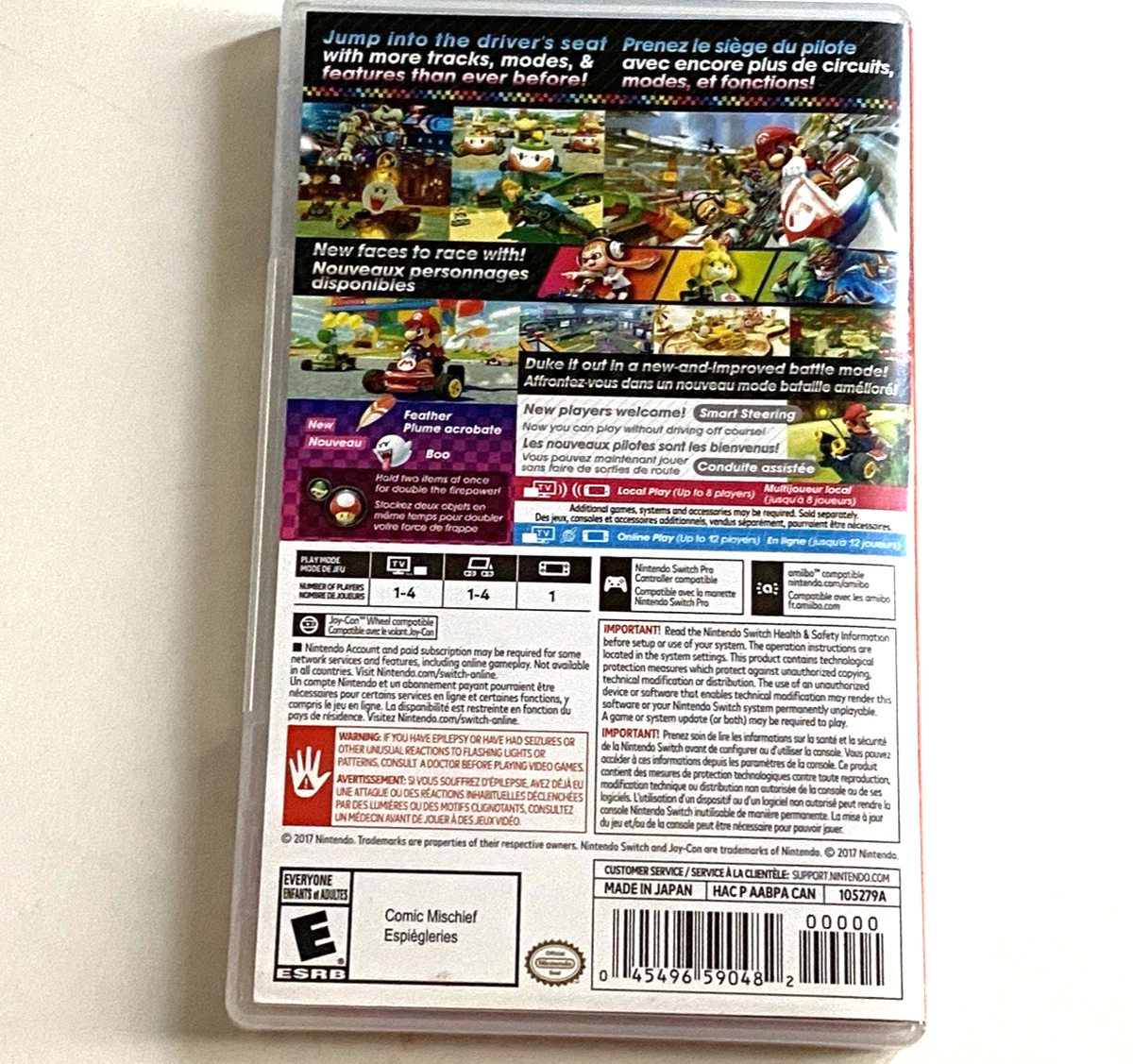 Mario Kart 8 Deluxe Nintendo Switch Game Cart Cartridge Racing