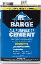 Barge All Purpose Cement Toluene-Free TF 1 Gallon Shoe Glue Leather Repair FREE