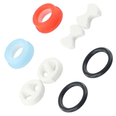 #ad #ad 8 Pcs Faucet Washers Ceramic Disc Cartridges Silicon Washer Insert Turn... $10.52