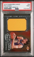 Pau Gasol Panini Brilliance Game Time Jerseys PSA 9 (#60) 2012/13
