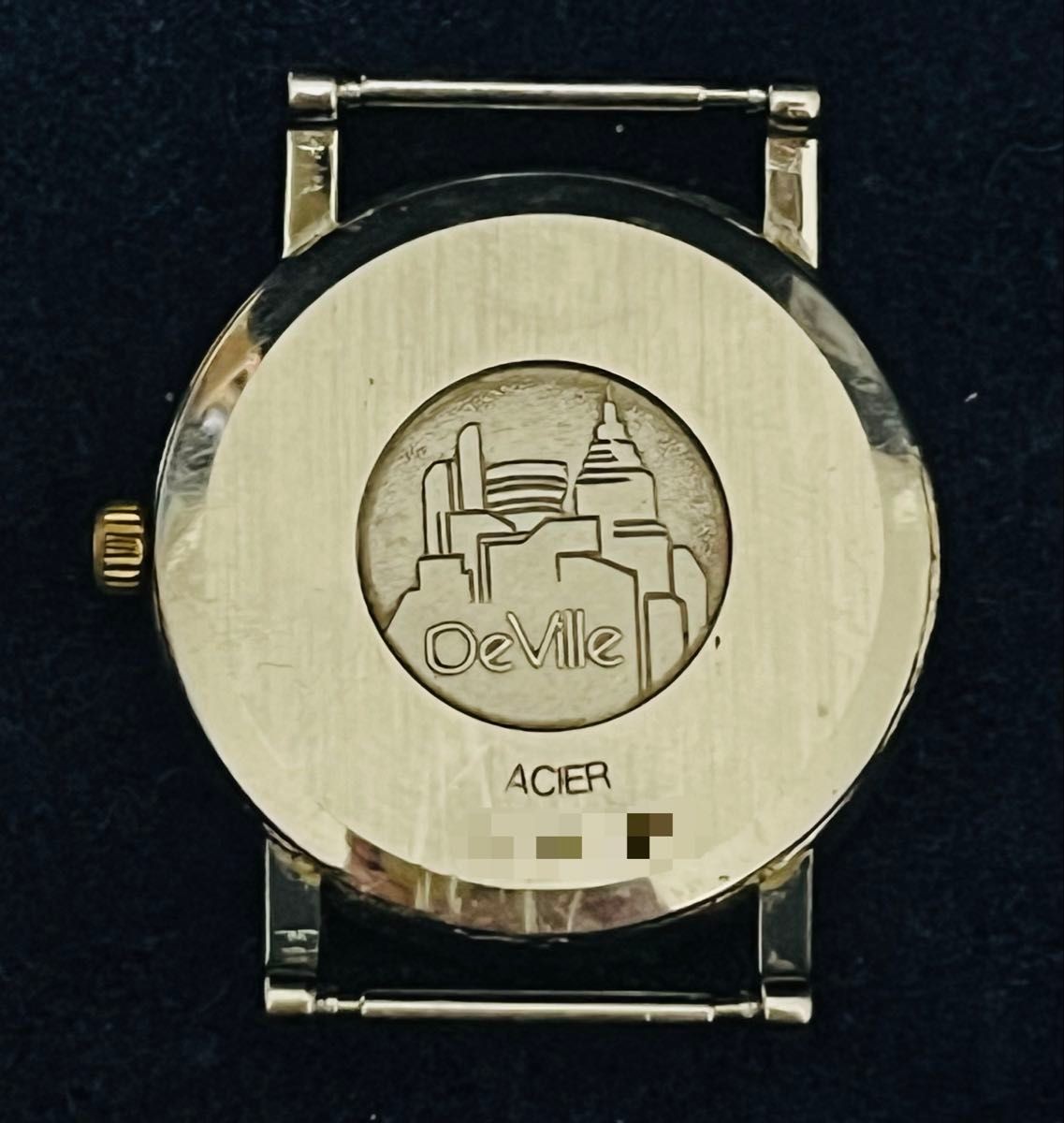 OMEGADe Ville Quartz レディース OMEGA De Ville Quartz Wristwatch Working Confirmed Ladies GOLD