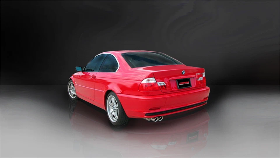 Corsa para 01-06 BMW 325i/ci Convertible E46 Pulido Sport Eje-Escape trasero Foto 2 de 4