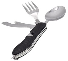 Campingbesteck Reisebesteck Besteck Messer Gabel Löffel, Outdoorbesteck Zelten – Bild 5