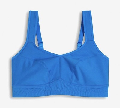 Neu Sport-BH Gr. 75 Cup C Blau Unterwäsche Bra Oberteil Unterhemd