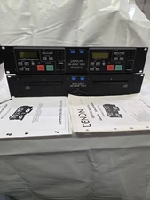 Denon DN-2000F MKII Double CD Player, Remote And Manual. Used Untested