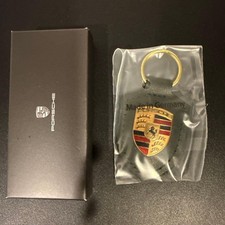 Porsche Key Ring Dark Green Genuine New Unopened Logo Gift