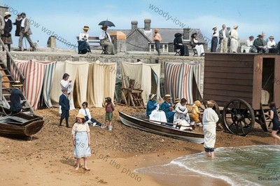 IWC1217 - Isle of Wight - Bademaschine/Wechselzelte, Süßwasser - Druck 6x4