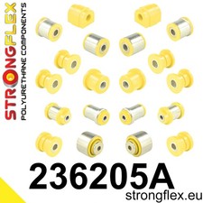 STRONGFLEX PU HINTERACHSBUCHSEN SATZ SPORT VOLVO S80 1 U. A. 236205A 17MM GELB STRONGFLEX PU HINTERACHSBUCHSEN SATZ SPORT VOLVO S80 1 U. A. 236205A 17MM GELB