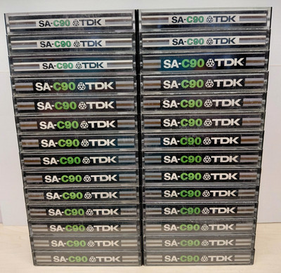TDK SA-C 90 *UNBESCHRIFTET* IEC II Type 2 Kassette Cassette *Super Avilyn*