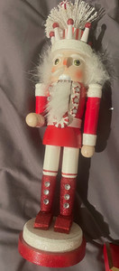 Nutcracker wooden doll 15" x 3"