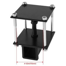 4 Square Rv Bumper Receiver Adapter 2 Hitch Mount Rack 2 Cargo Carrier Tube 4 Square Rv Bumper Receiver Adapter 2 Hitch Mount Rack 2 Cargo Carrier Tube