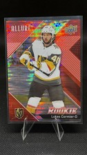 2024-25 Upper Deck Allure Lukas Cormier Red Rainbow Rookies #115 Knights RC NHL