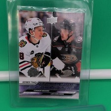 Upper Deck 2023-24 Series 2 Young Guns Checklist #500 Connor Bedard Leo Carlsson