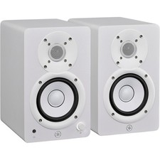 Yamaha HS4 4.5" White Powered Studio Monitors Pair 