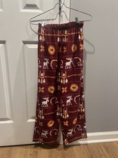 Washington Commanders Youth Medium 10/12 Holiday Fleece Pajama Pants NFL