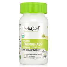 Organic Lemongrass Capsules A GRADE Lemon Grass Cymbopogon DETOX Non-GMO