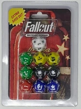 Modiphius Fallout: Wasteland Warfare - Extra Dice Set NEW
