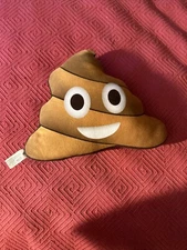 2016 KIPP BROTHERS EMOJI SMILEY FACE SWIRL POOP PILLOW DOUBLE SIDED PLUSH FIGURE