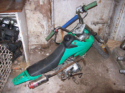 pit bike 110 Heckfender Schutzblech und Sitz Sattel Scheunenfund
